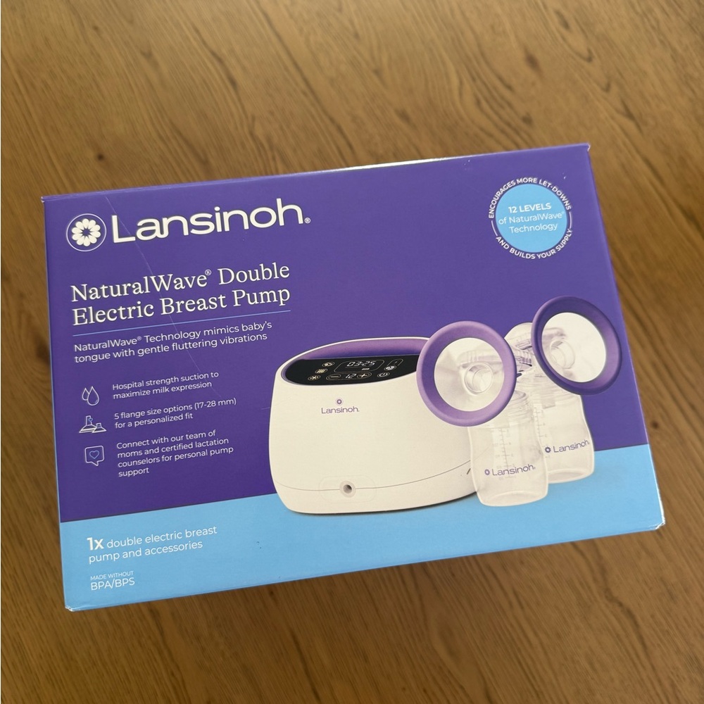 Lansinoh NaturalWave® Double Electric Breast Pump